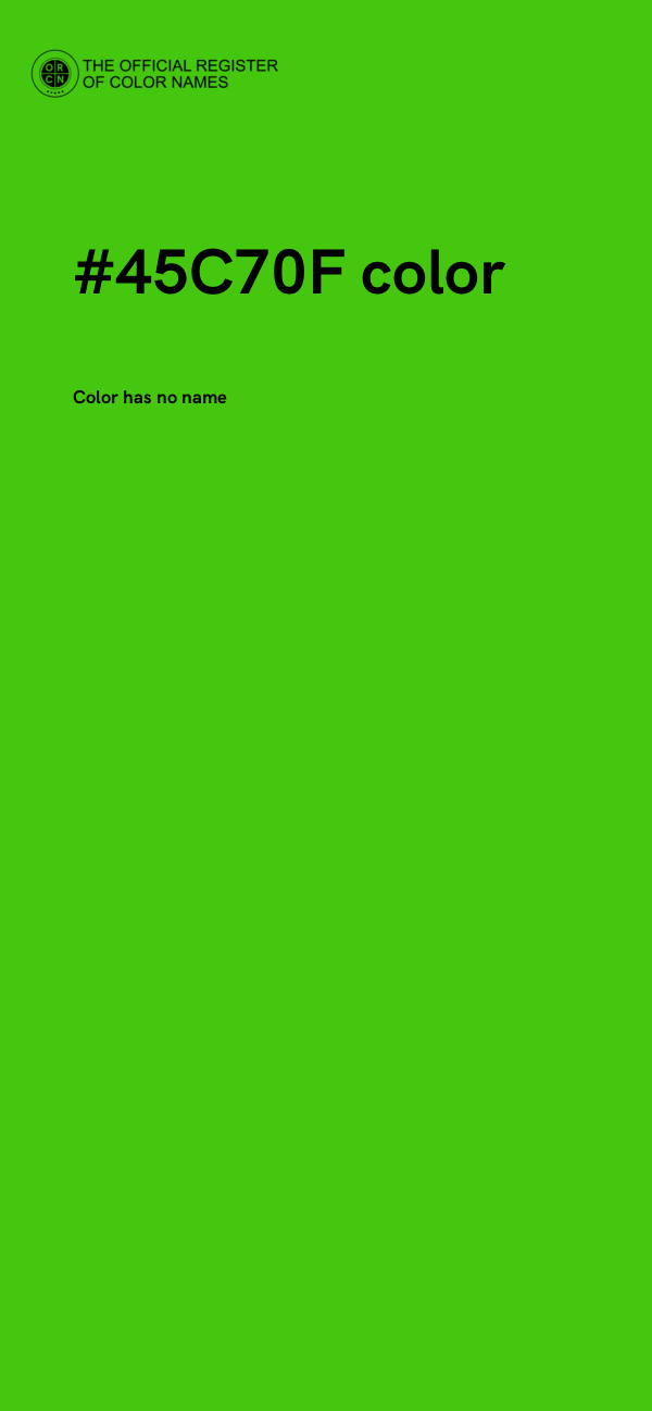 #45C70F color image