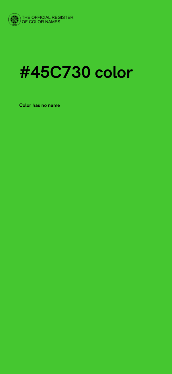 #45C730 color image