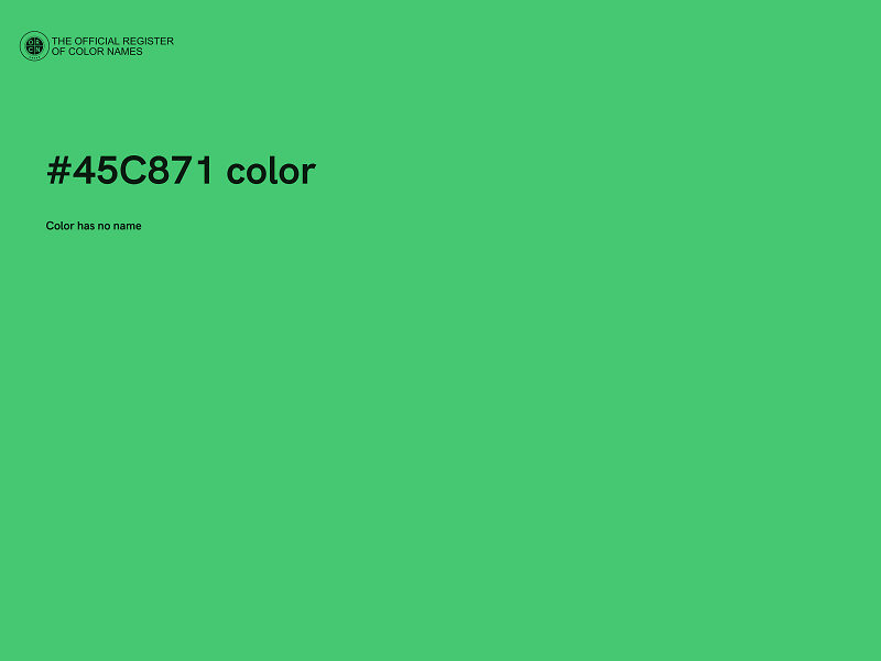 #45C871 color image