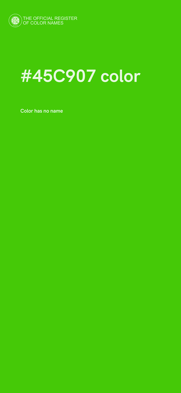 #45C907 color image