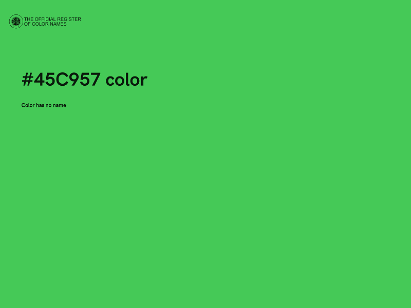 #45C957 color image