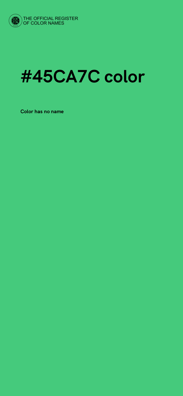 #45CA7C color image