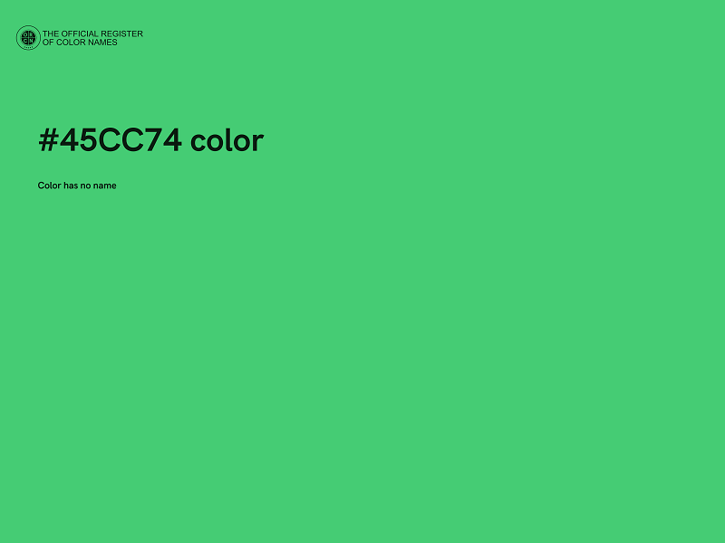 #45CC74 color image