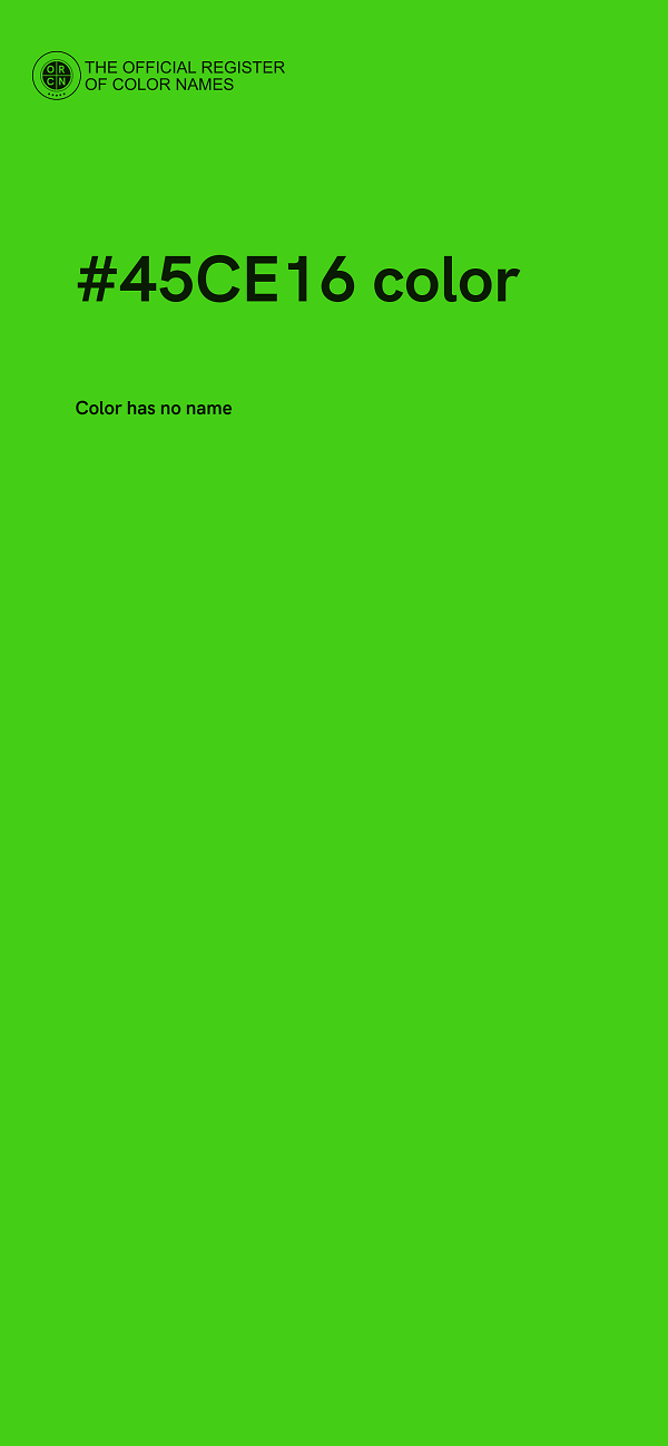 #45CE16 color image