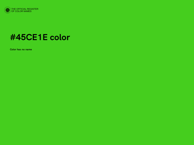 #45CE1E color image