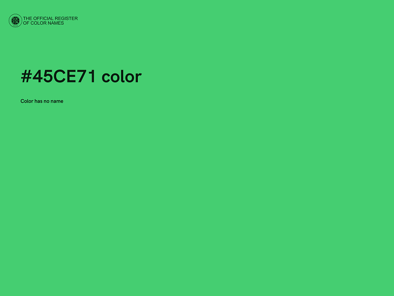 #45CE71 color image