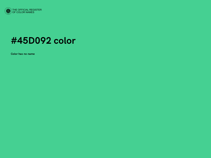 #45D092 color image