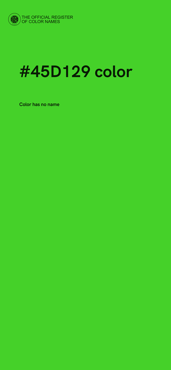 #45D129 color image