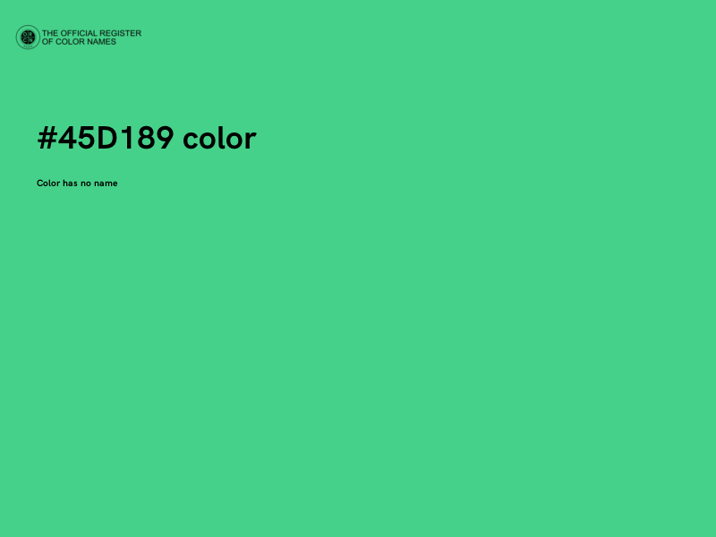 #45D189 color image