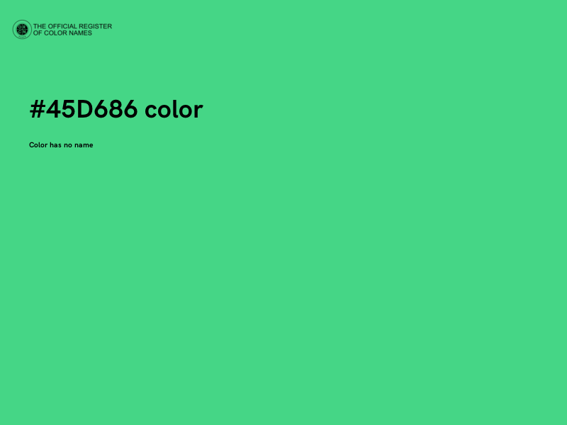 #45D686 color image