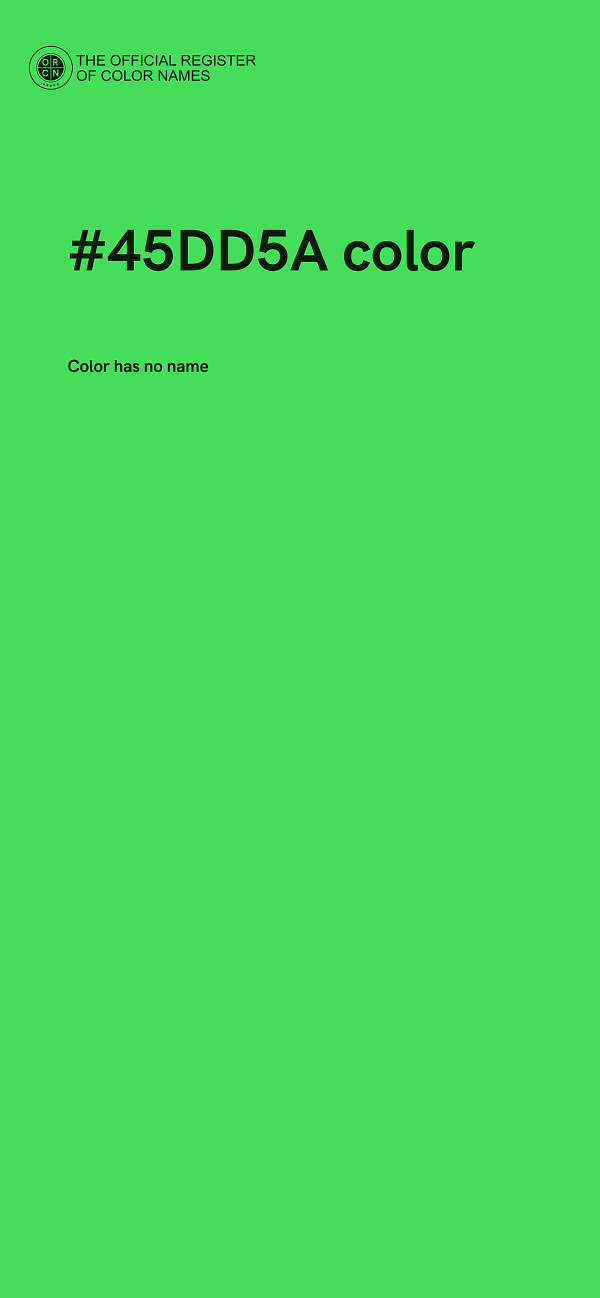 #45DD5A color image