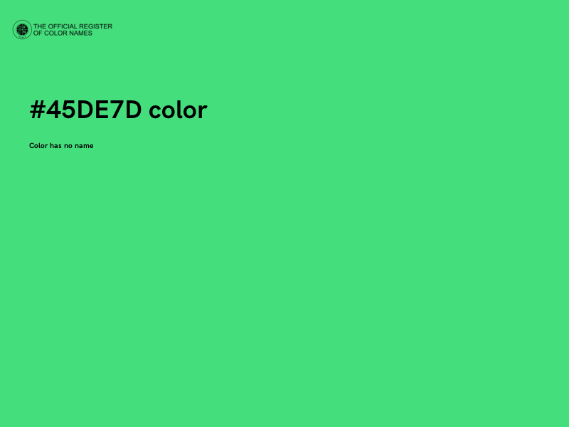 #45DE7D color image