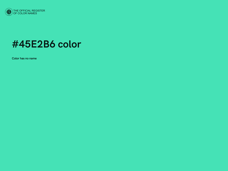 #45E2B6 color image