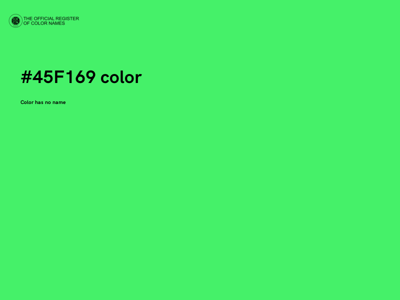 #45F169 color image