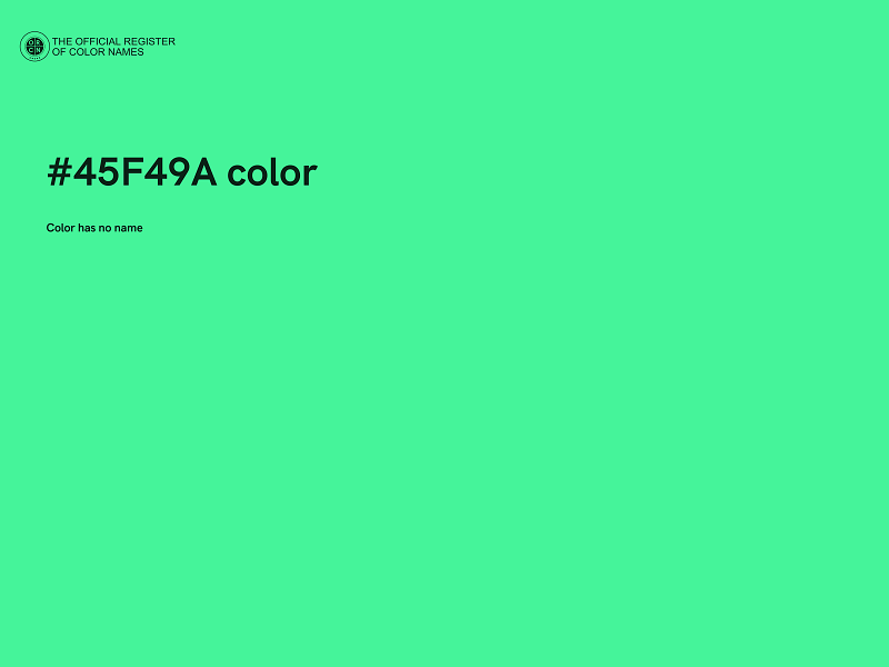 #45F49A color image