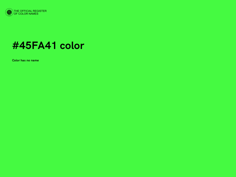 #45FA41 color image