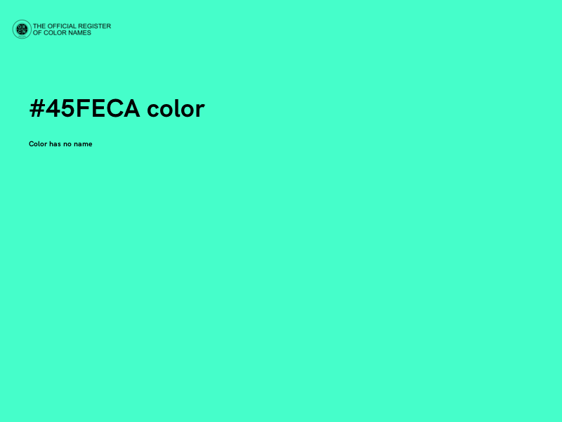 #45FECA color image