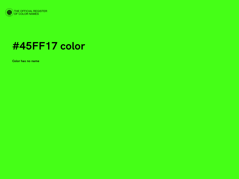 #45FF17 color image