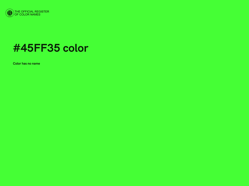 #45FF35 color image