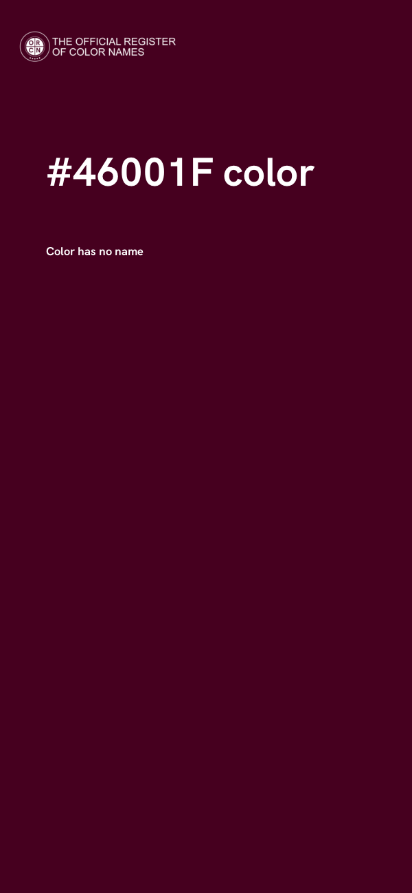#46001F color image