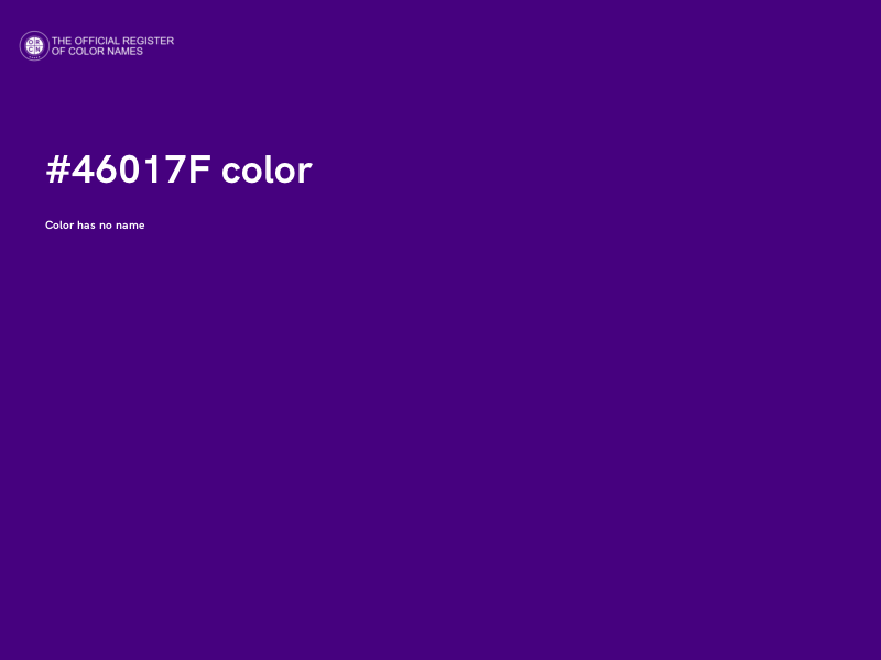#46017F color image