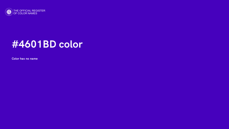 #4601BD color image