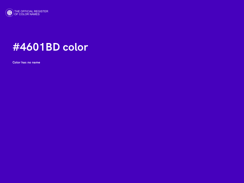 #4601BD color image
