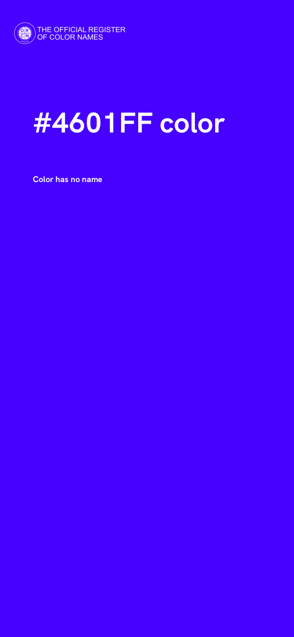#4601FF color image