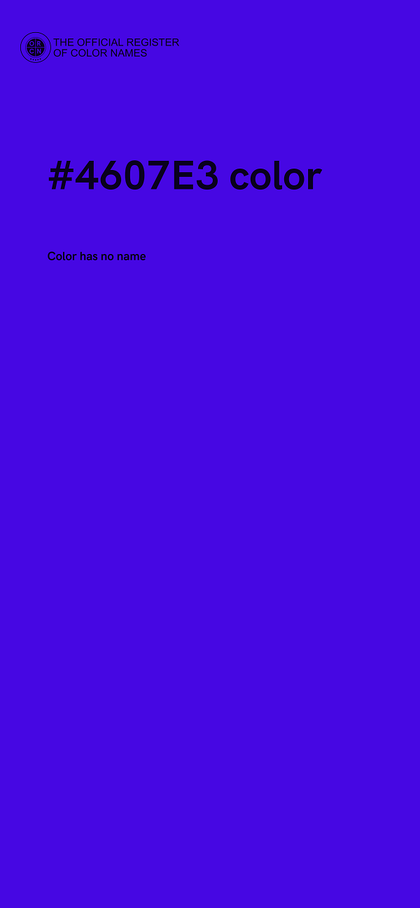 #4607E3 color image