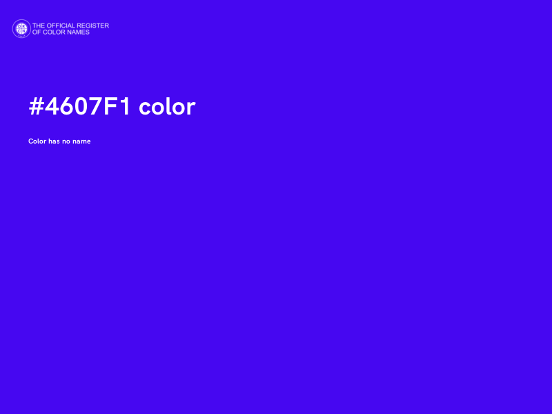 #4607F1 color image
