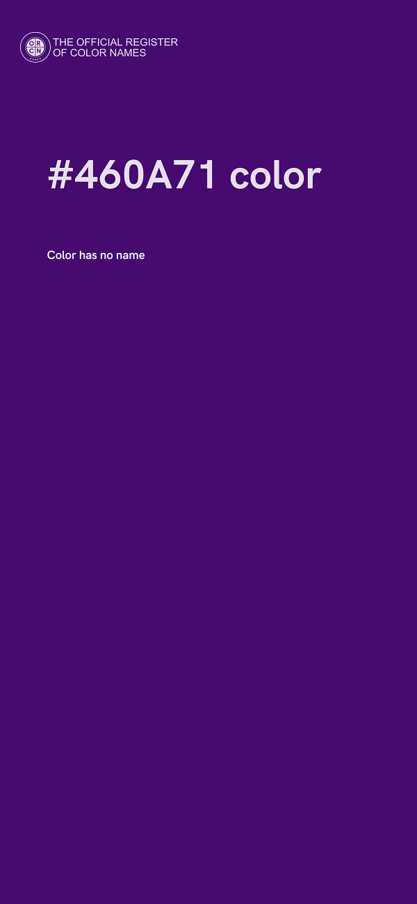 #460A71 color image