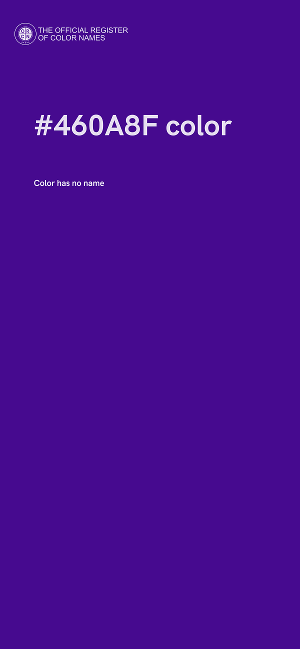 #460A8F color image
