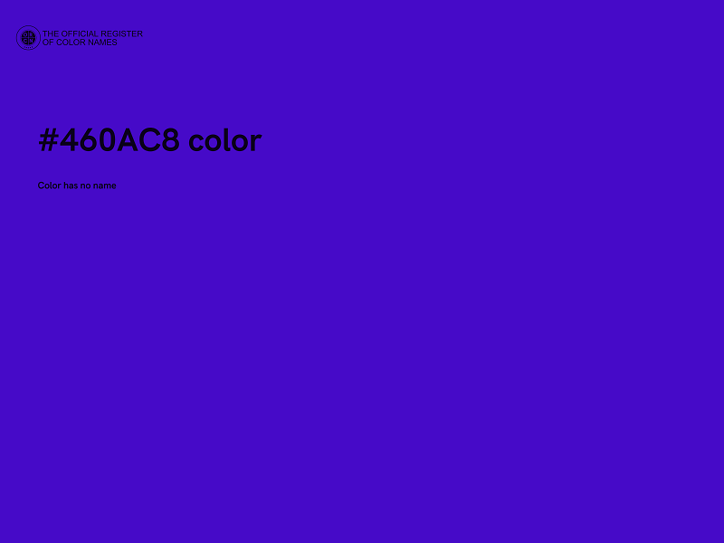 #460AC8 color image