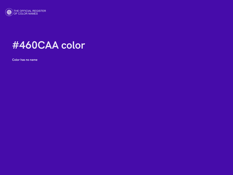 #460CAA color image