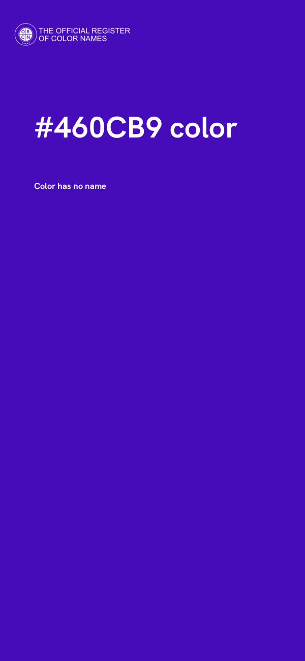 #460CB9 color image