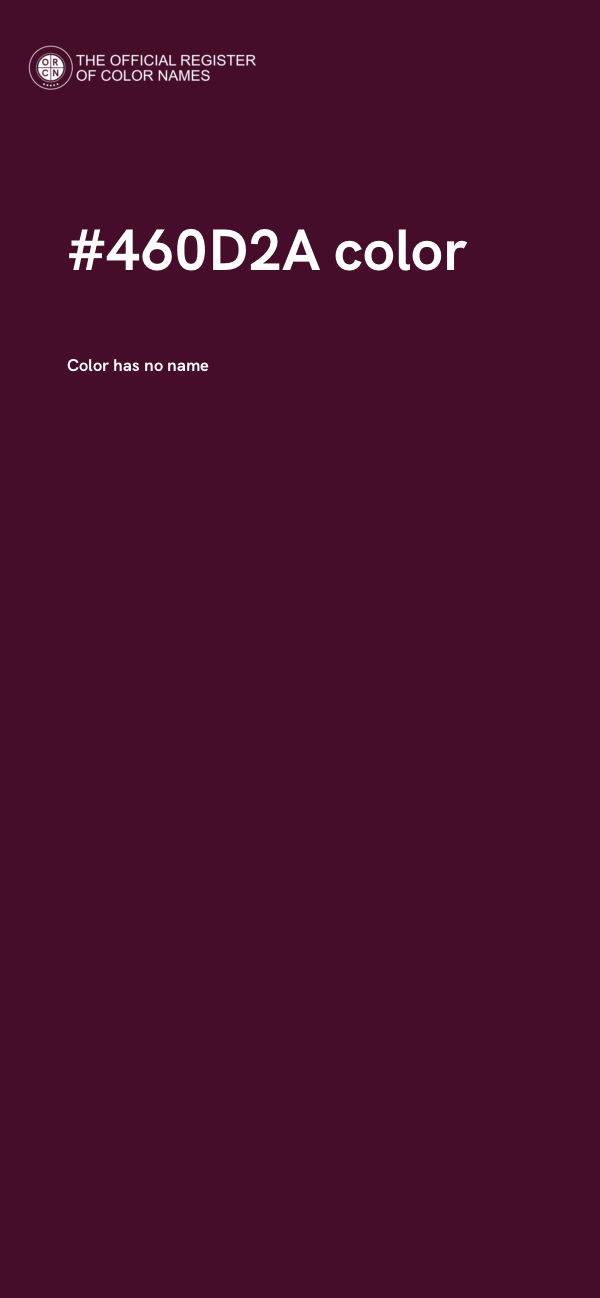 #460D2A color image