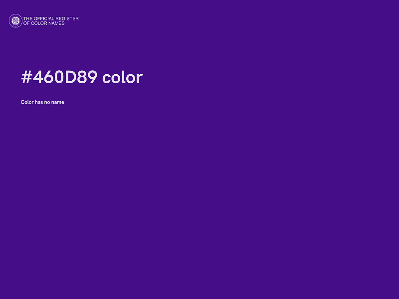 #460D89 color image