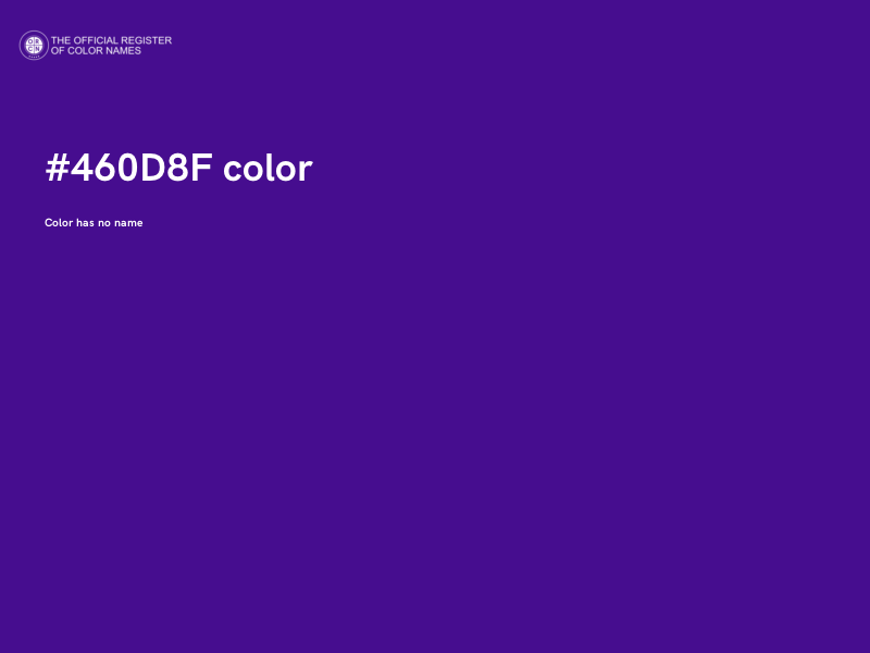 #460D8F color image