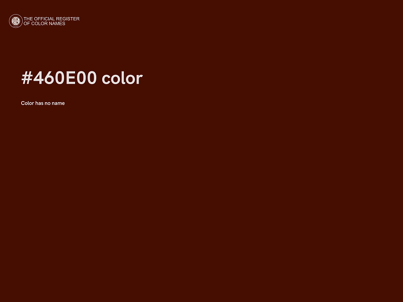 #460E00 color image