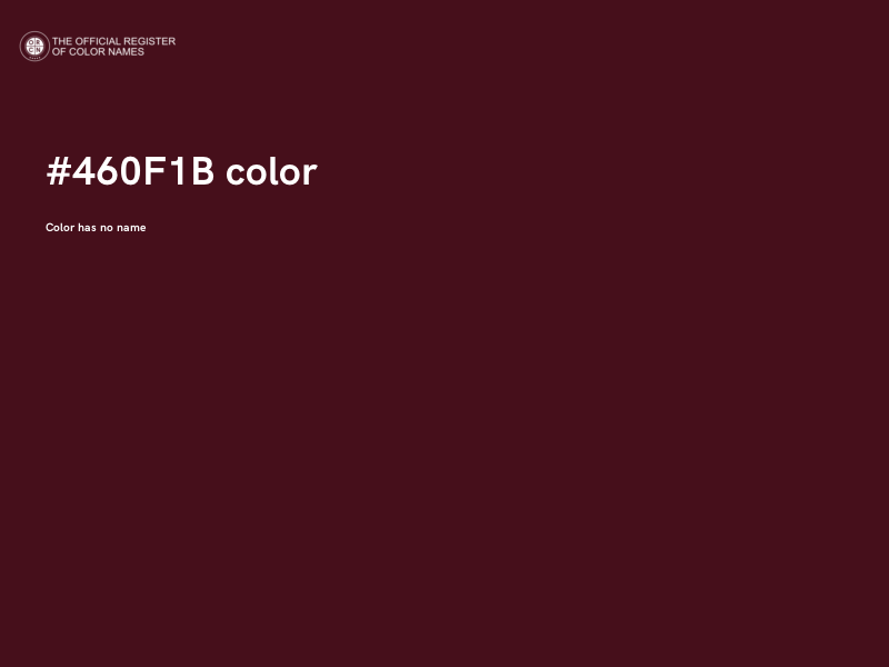 #460F1B color image