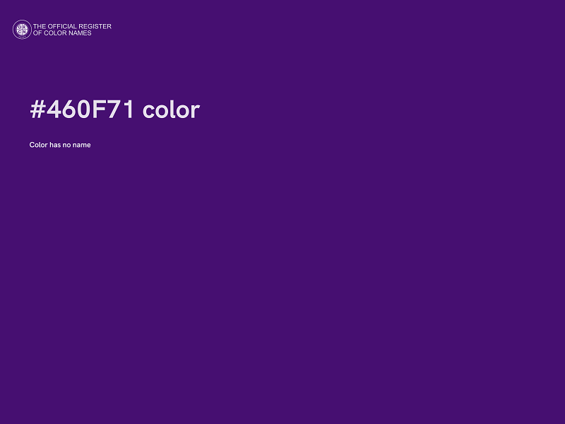 #460F71 color image