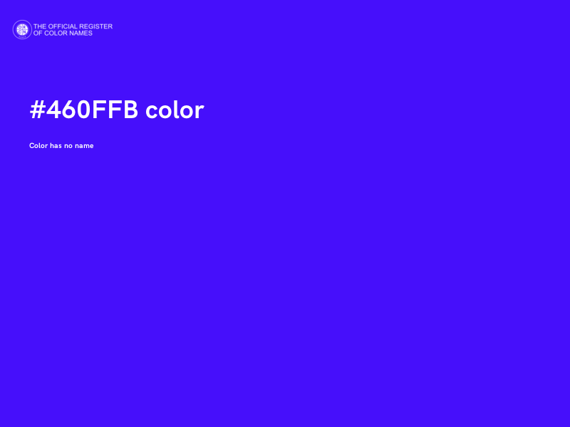 #460FFB color image