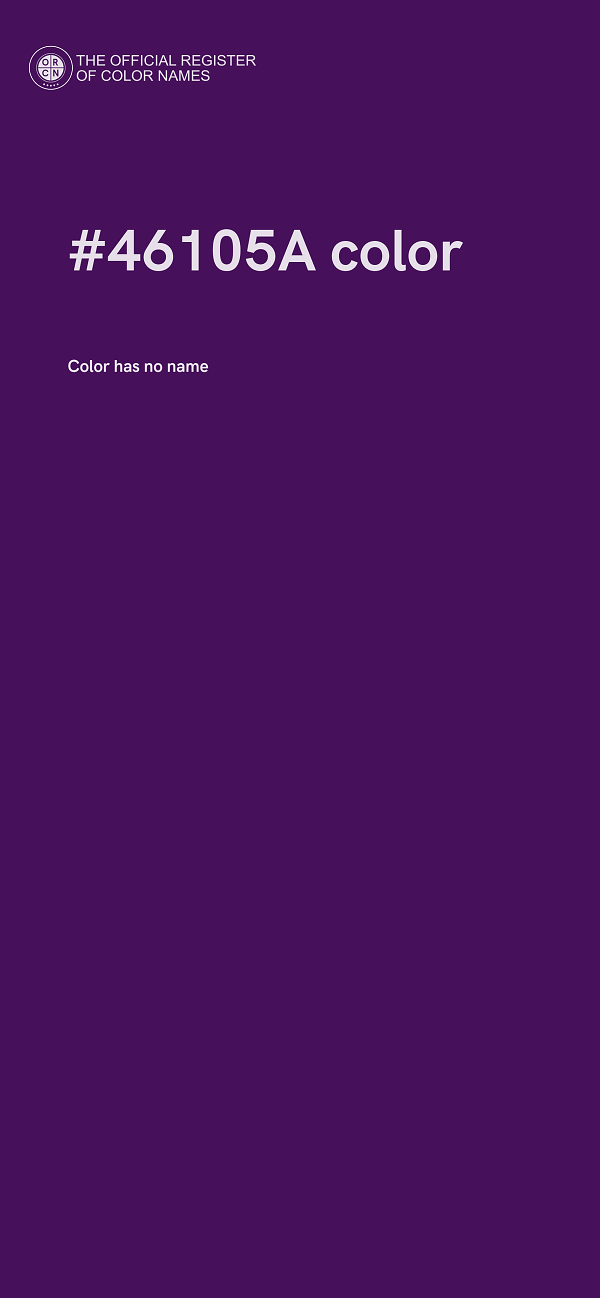 #46105A color image