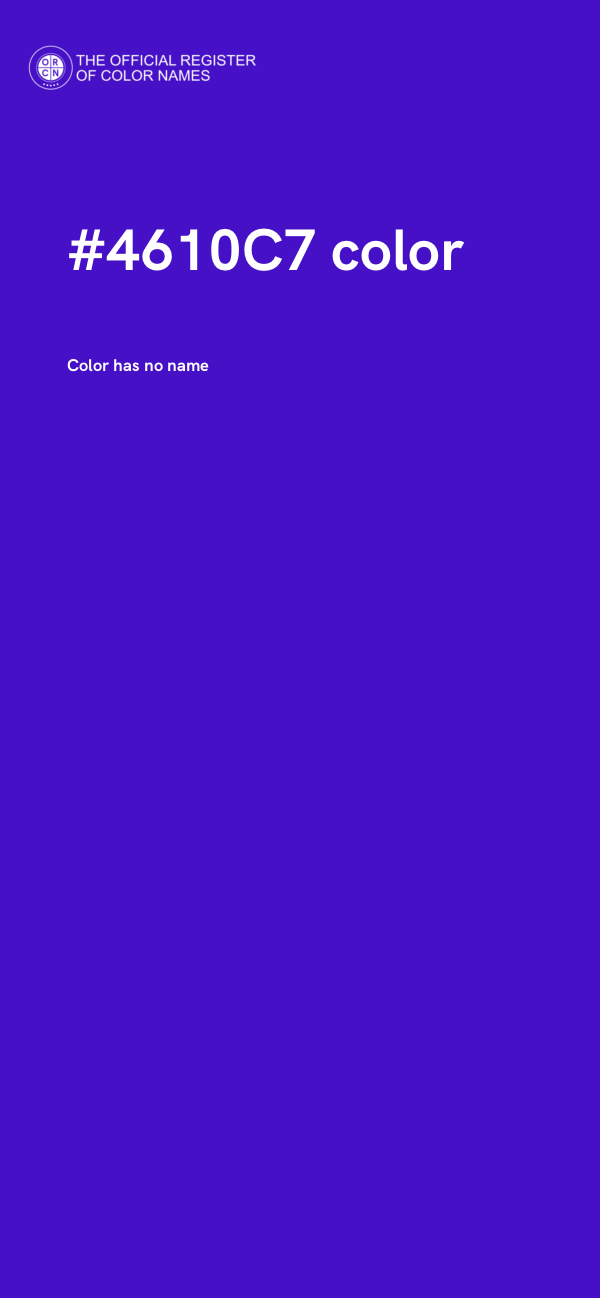 #4610C7 color image