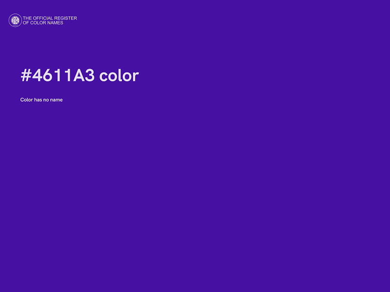 #4611A3 color image