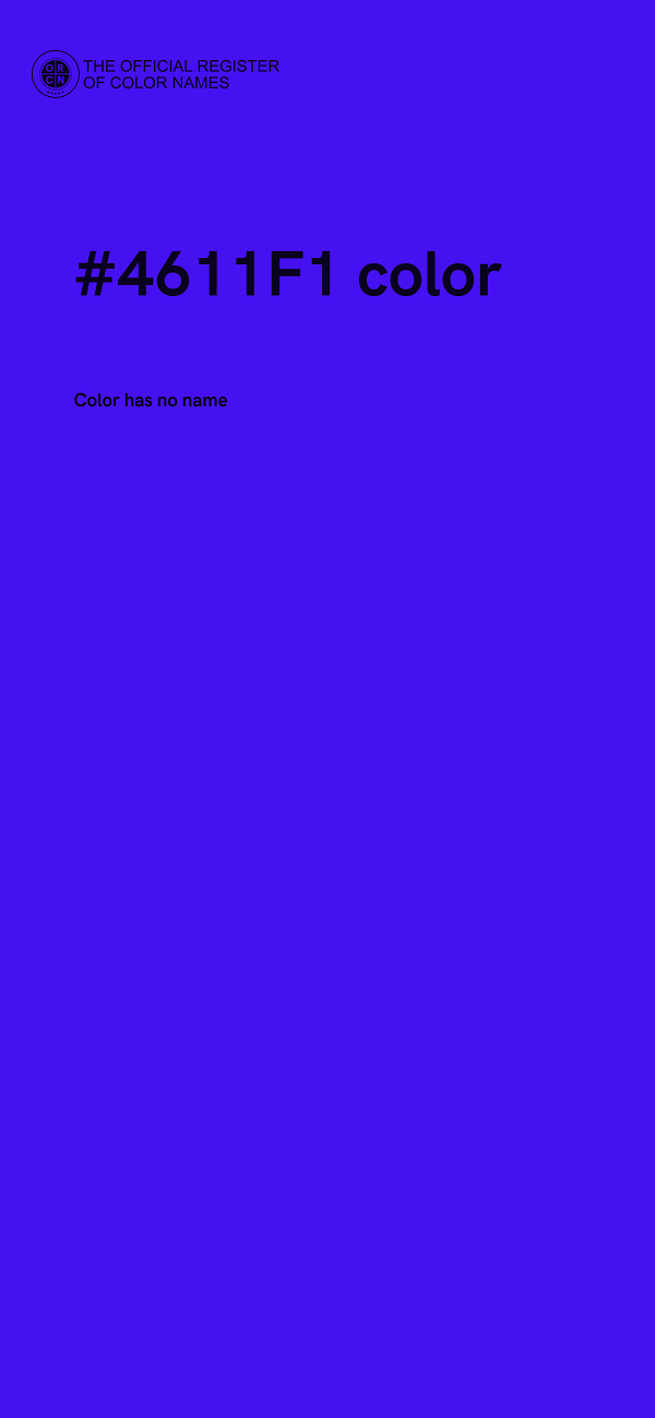 #4611F1 color image