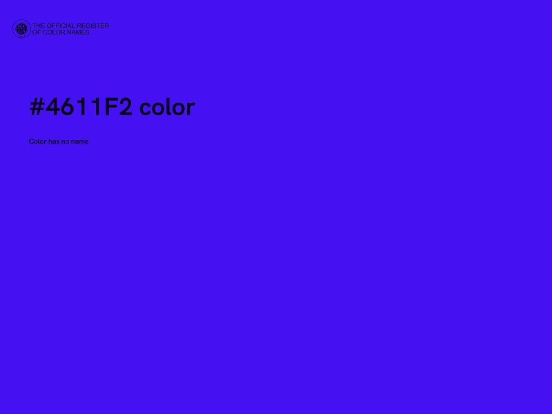 #4611F2 color image