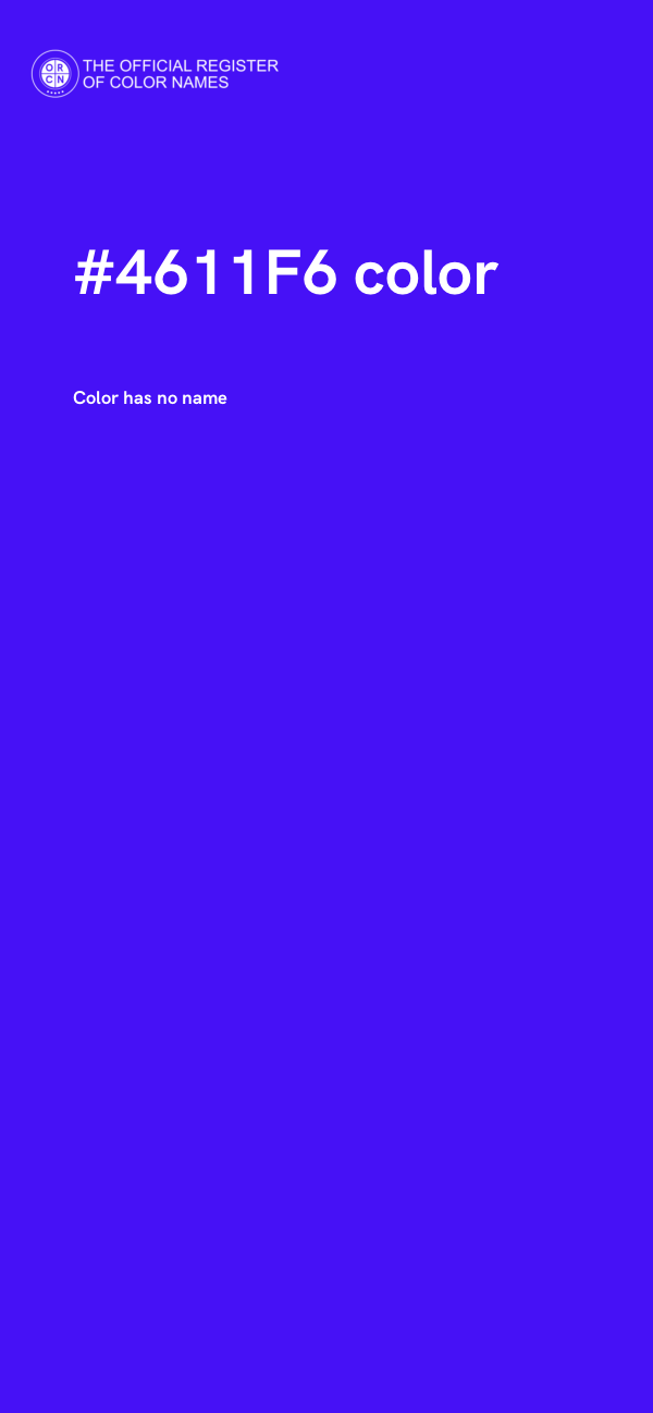 #4611F6 color image