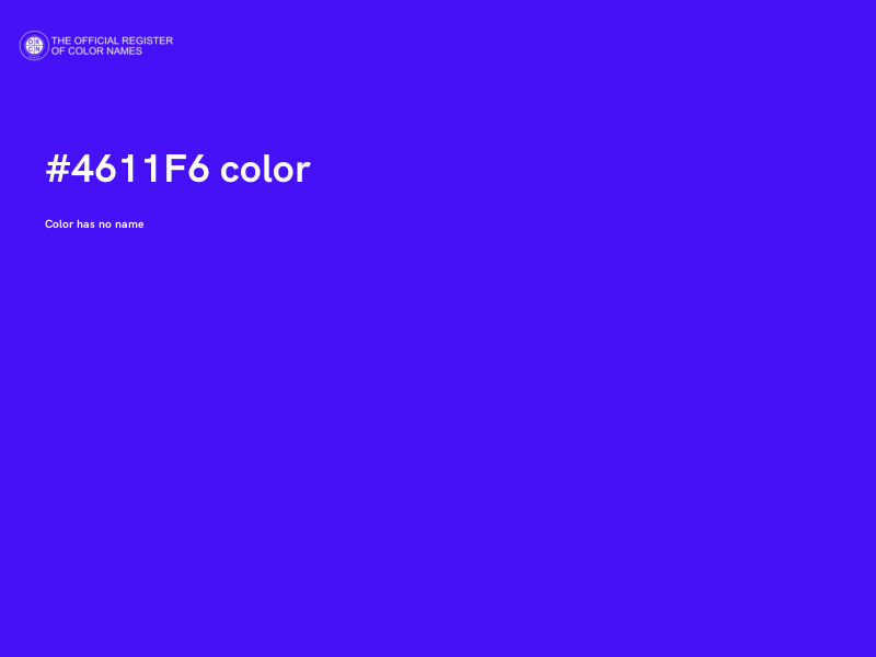 #4611F6 color image