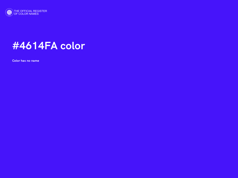 #4614FA color image